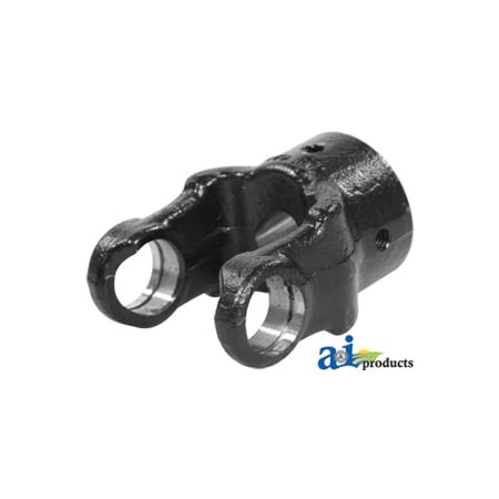 A & I Products Implement Yoke Round Bore w/ Keyway & Set Screw 5" x3" x3" A-D148016